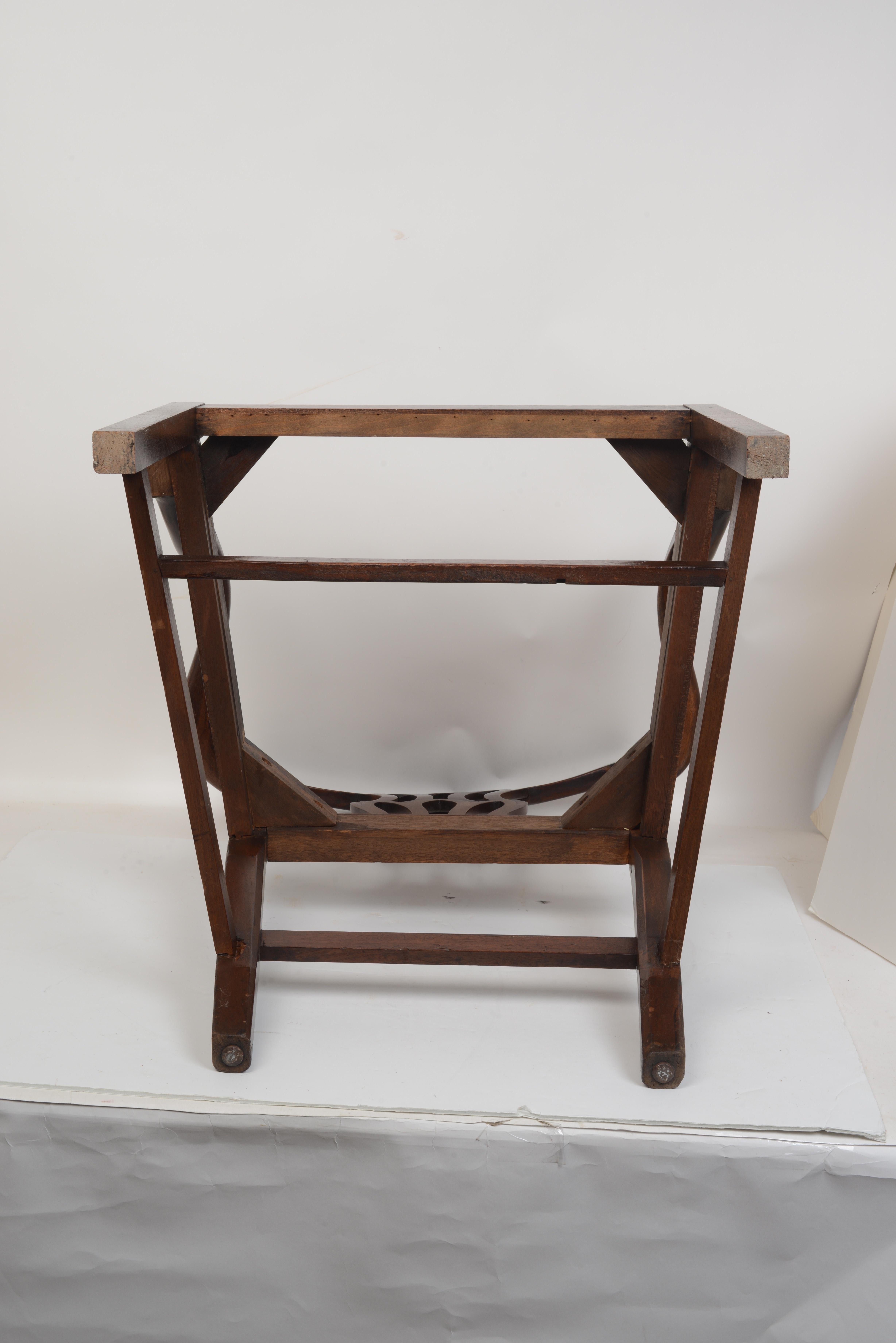 Classic Geo III Style Open Arm Chair, 19th C For Sale 1