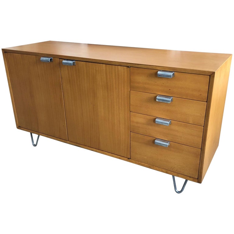 Classic Nelson Credenza for Herman Miller with Hairpin Legs For