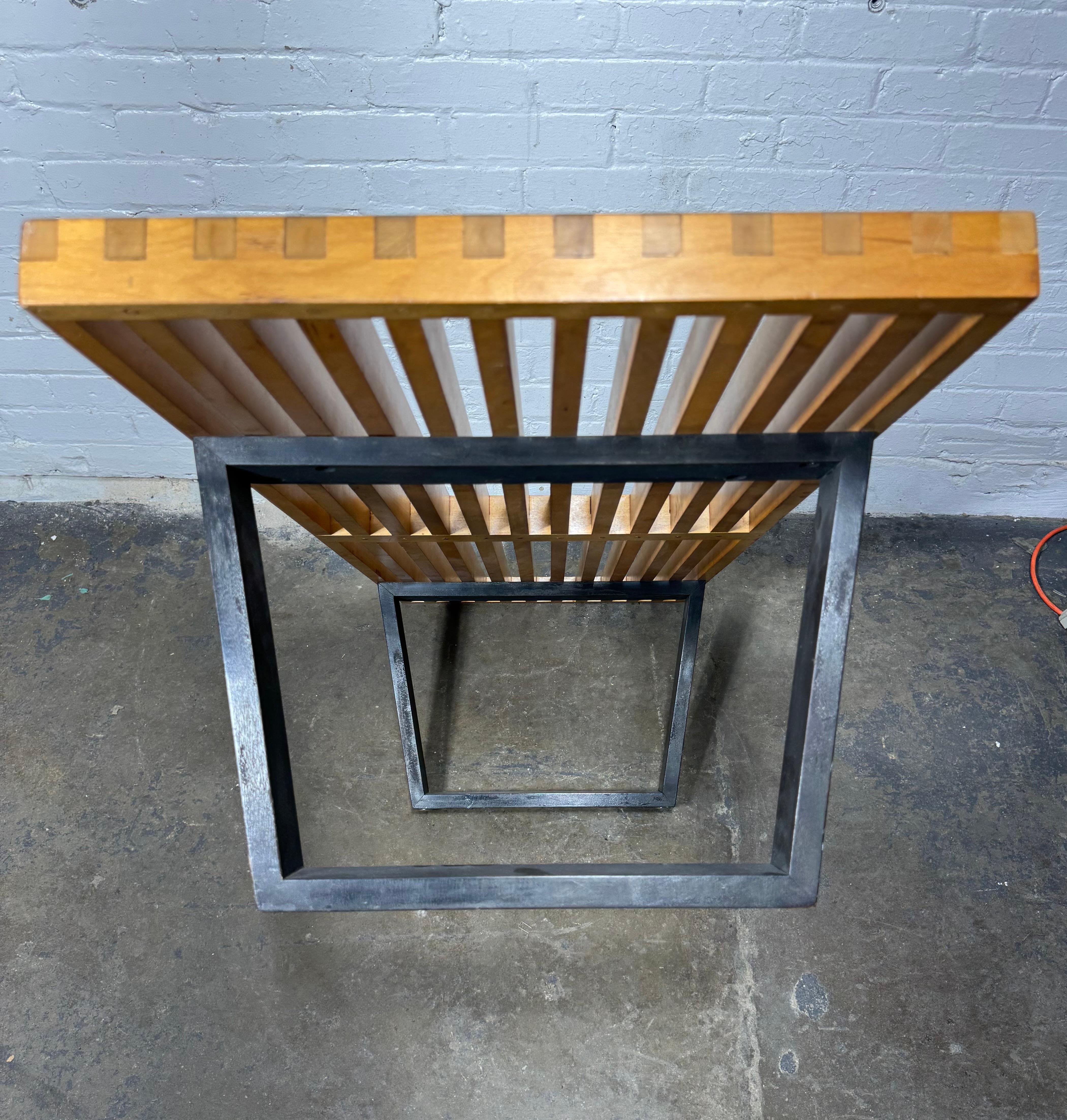 Banco clásico de tablillas George Nelson / Herman Miller Model No. 4690 -.Años 60 en Bueno estado para la venta en Buffalo, NY