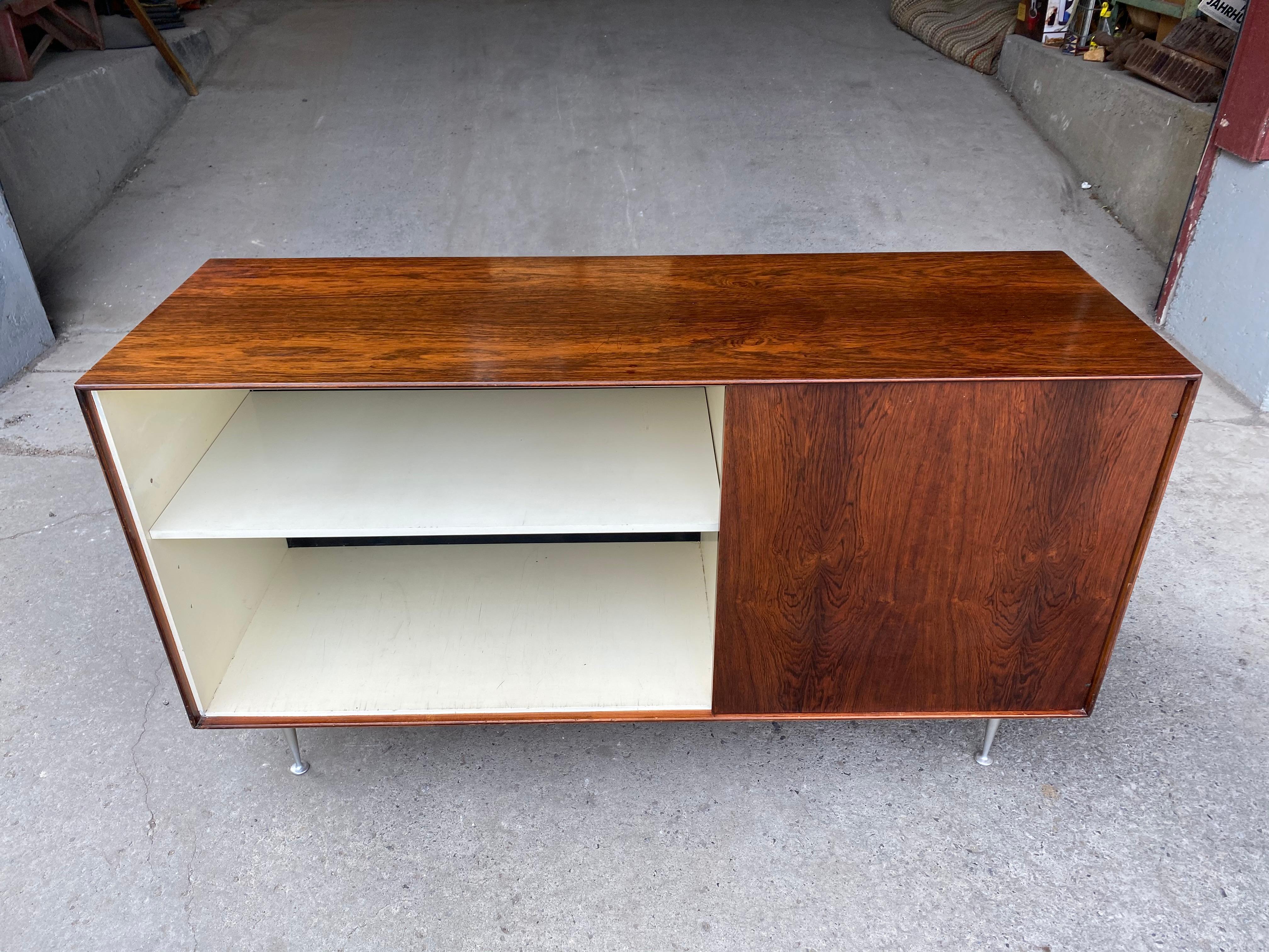 American Classic George Nelson Rosewood Thin Edge Cabinet, Herman Miller