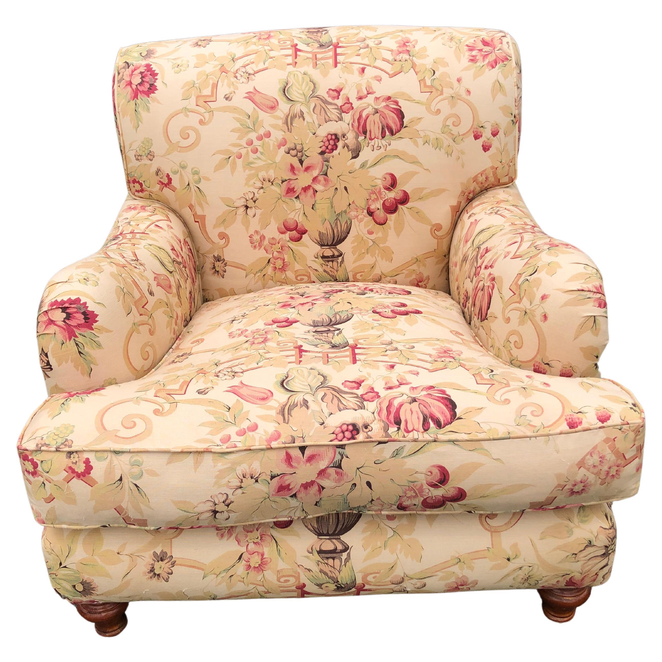 Extra Large Classic George Smith English Standard Arm Signature Club Chair