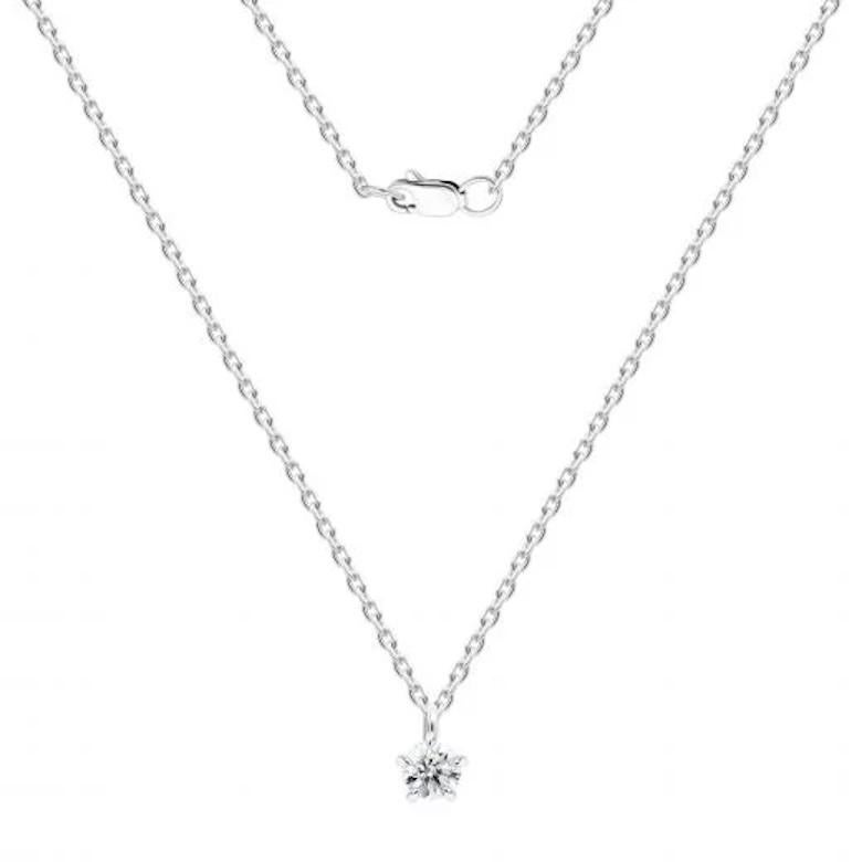 White Gold 14K 

Diamond 1-0,3 ct
Size 40 cm

Weight 2,55 grams

It is our honor to create fine jewelry, and it’s for that reason that we choose to only work with high-quality, enduring materials that can almost immediately turn into family