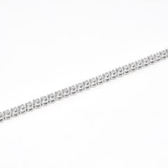 Classic Glamour: 1.05ct Tennis Bracelet with Natural Diamonds in 18k White Gold