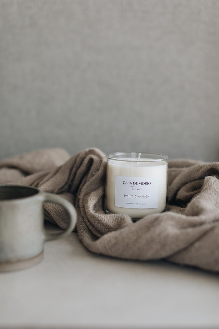 Classic Glass Soy Wax Candle For Sale at 1stDibs