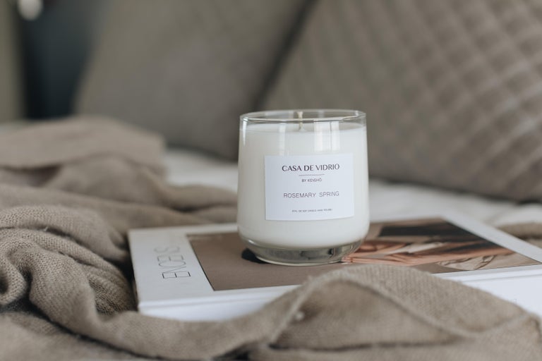 Classic Glass Soy Wax Candle For Sale at 1stDibs