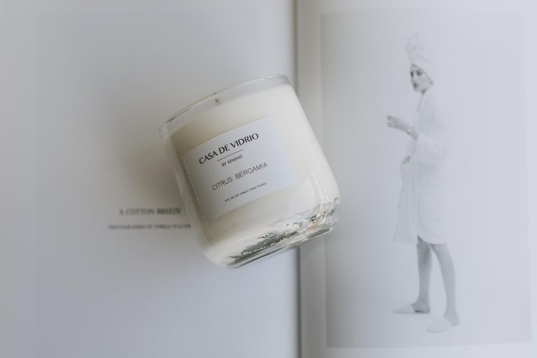 Classic Glass Soy Wax Candle For Sale at 1stDibs