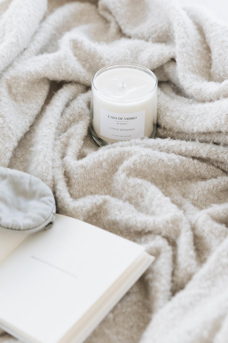 Classic Glass Soy Wax Candle For Sale at 1stDibs