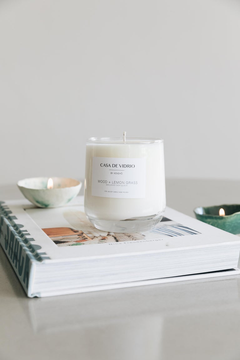 Classic Glass Soy Wax Candle For Sale at 1stDibs