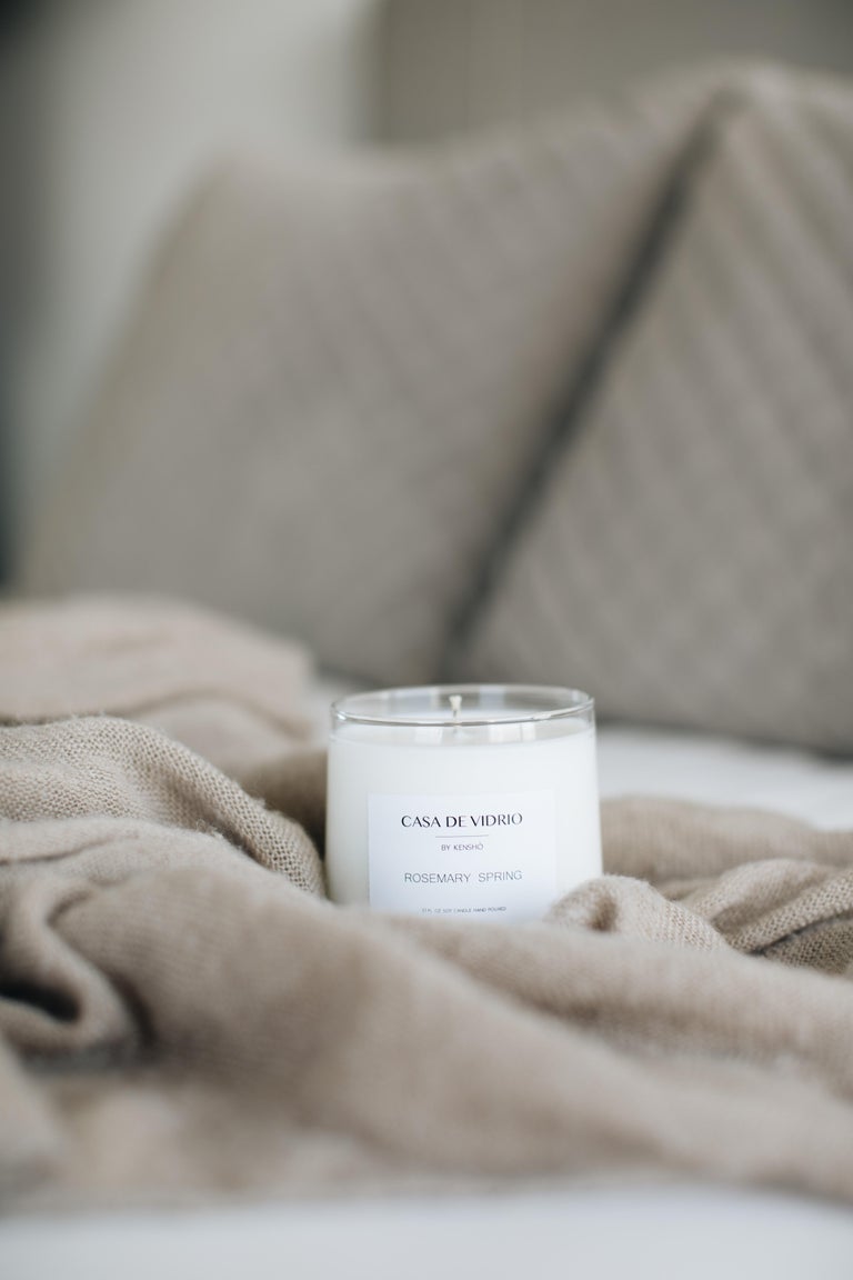 Classic Glass Soy Wax Candle For Sale at 1stDibs