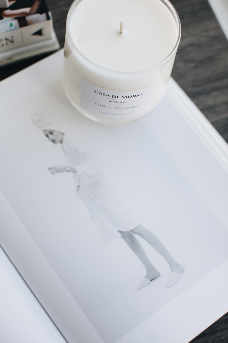 Classic Glass Soy Wax Candle For Sale at 1stDibs