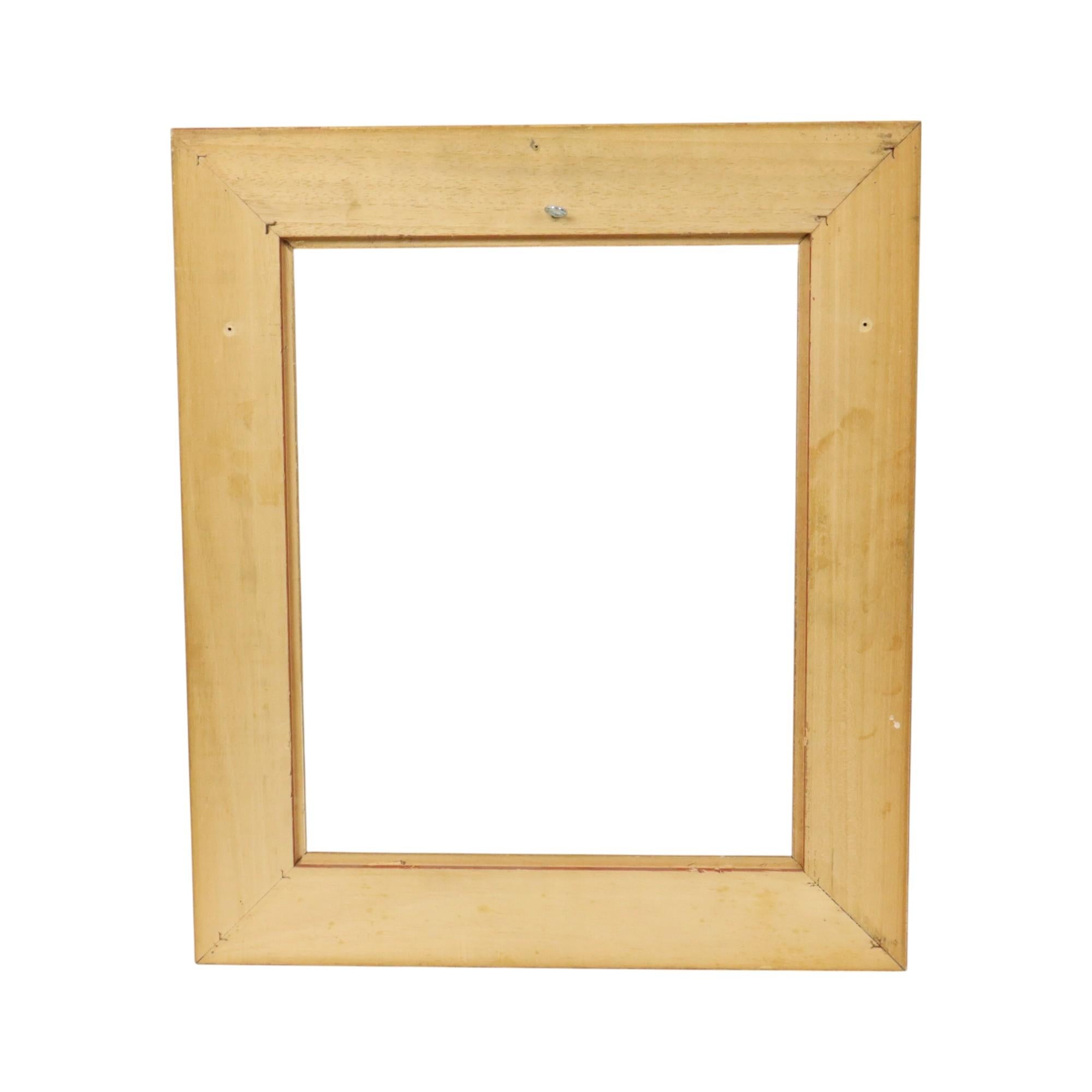 Classic Gold-Colored Wooden Baroque Rococo Style Frame 63x53cm For Sale 8