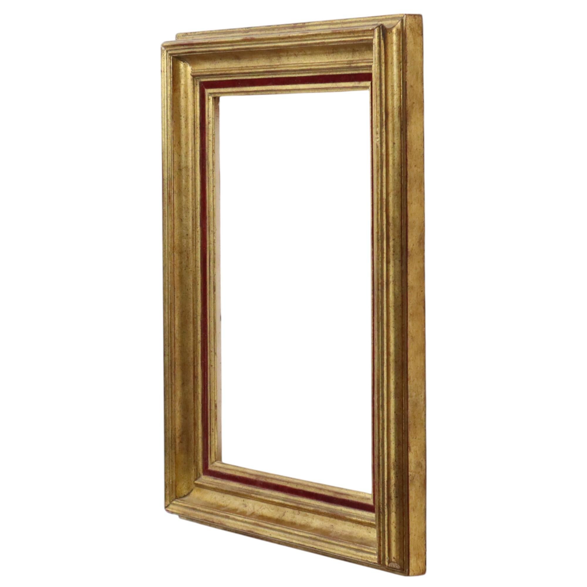 Classic Gold-Colored Wooden Frame Painting 48x40cm For Sale 5