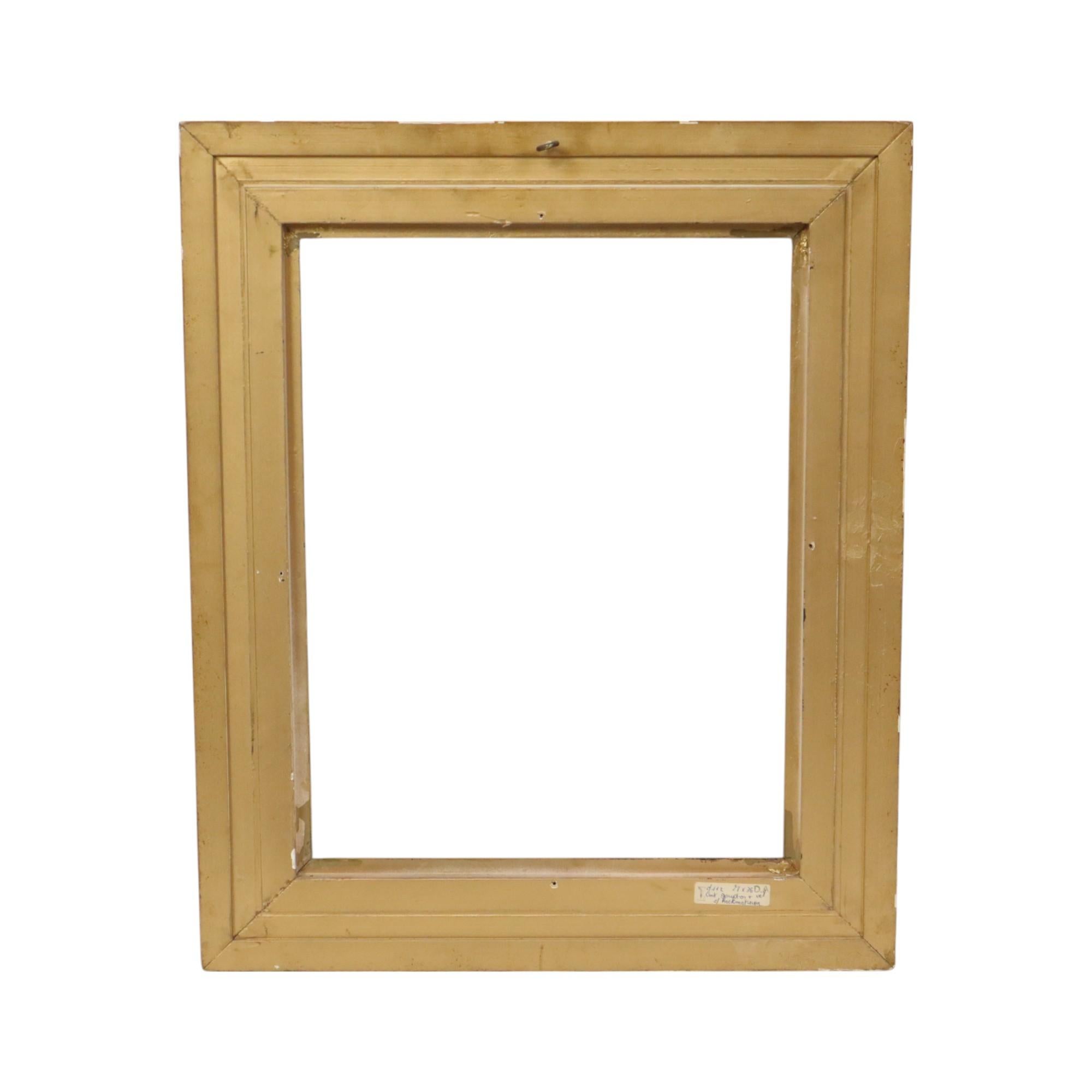 Classic Gold-Colored Wooden Frame Painting 48x40cm For Sale 6