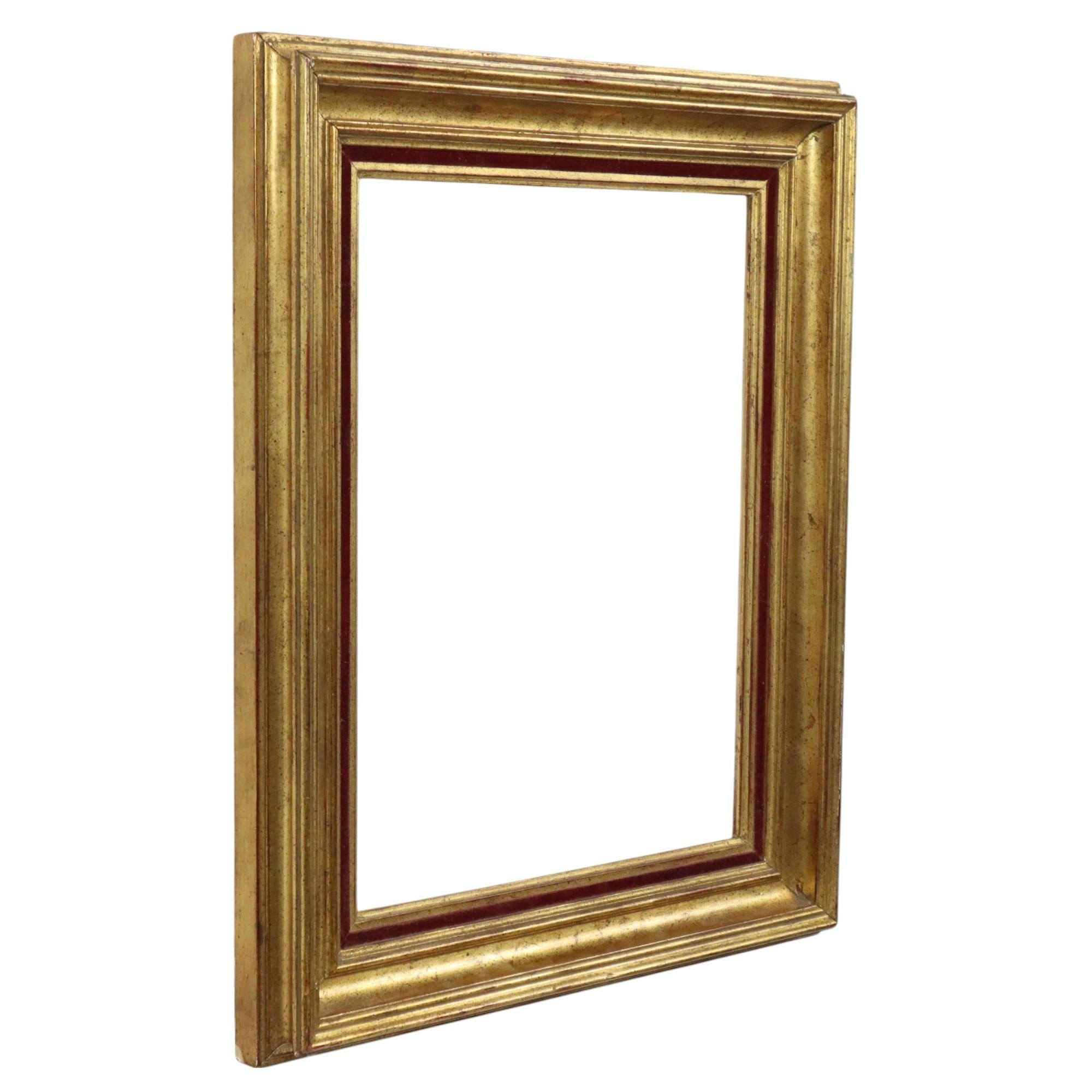 Classic Gold-Colored Wooden Frame Painting 48x40cm