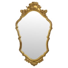 Classic Gold Leaf Mirror Crested Mirror Baroque Deknudt