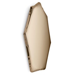 Classic Gold Tafla C4 Sculptural Wall Mirror by Zieta