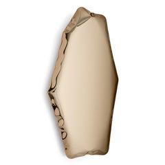 Classic Gold Tafla C4.5 Sculptural Wall Mirror by Zieta