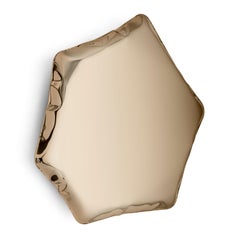Classic Gold Tafla C6 Sculptural Wall Mirror by Zieta