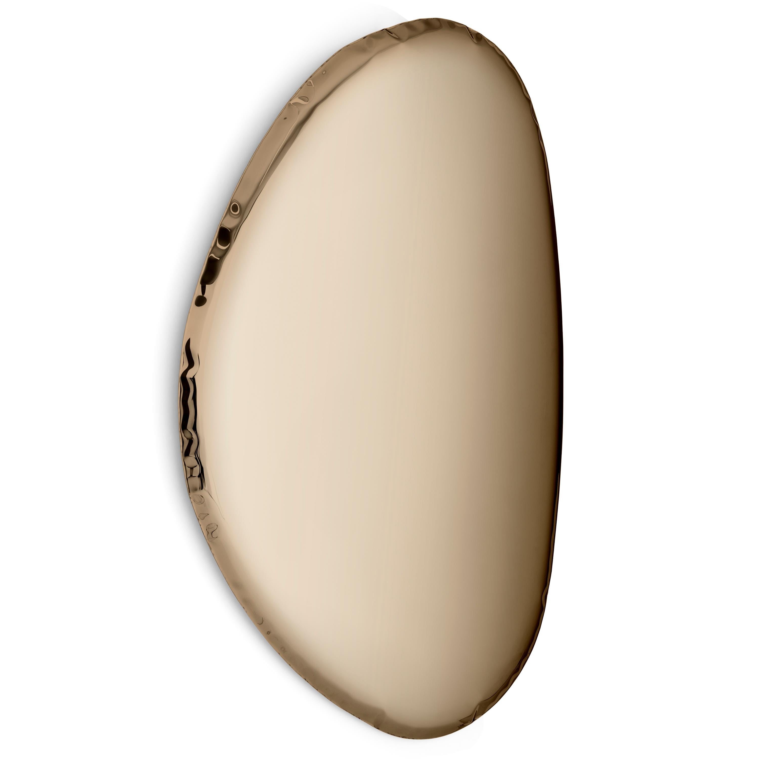 Classic Gold Tafla O2 wall mirror by Zieta
Dimensions: D 6 x W 97 x H 150 cm 
Material: Stainless steel.
Finish: Classic gold.
Available finishes: Stainless steel, white matt, Sapphire/Emerald, Sapphire, Emerald, deep space blue, dark matter, red