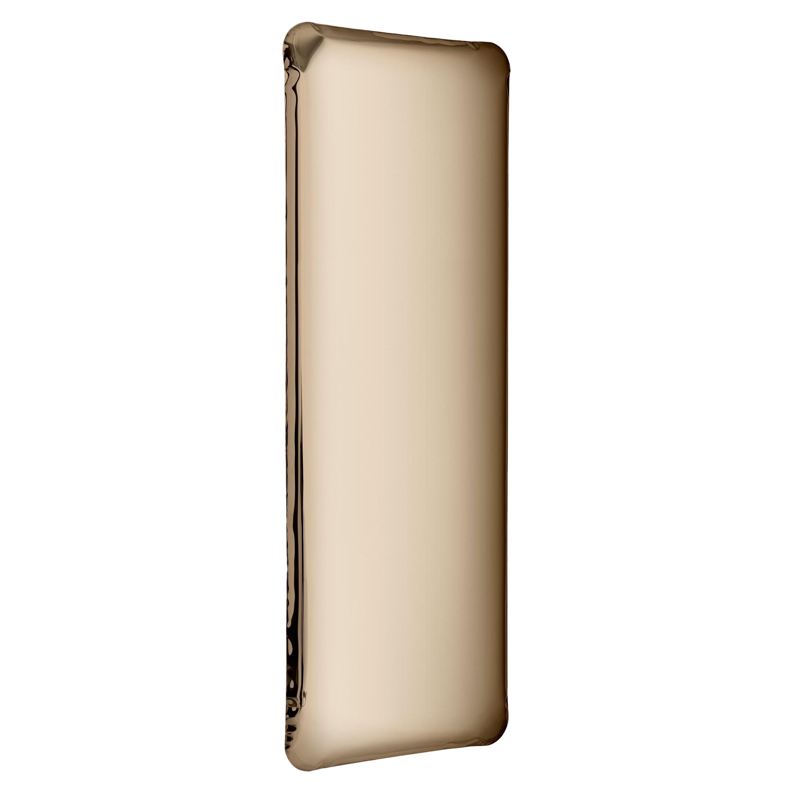 Miroir mural sculptural classique Tafla Q1 en or de Zieta