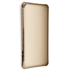 Classic Gold Tafla Q2 Sculptural Wall Mirror by Zieta