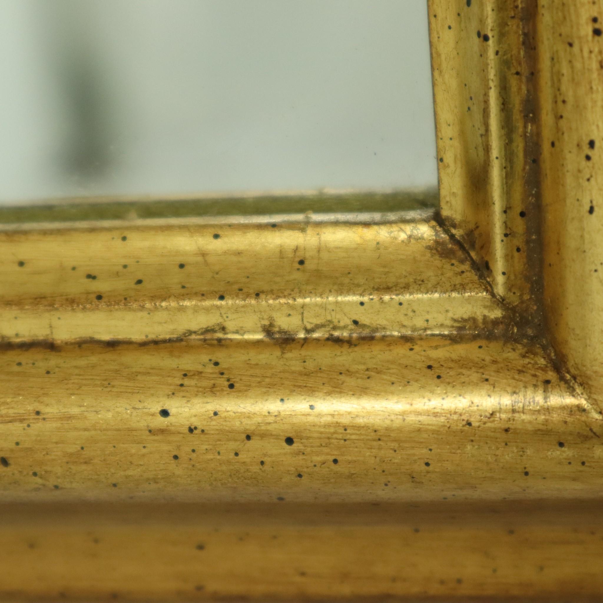 Specchio classico d'oro Deknudt in stile barocco 104 cm in vendita 5