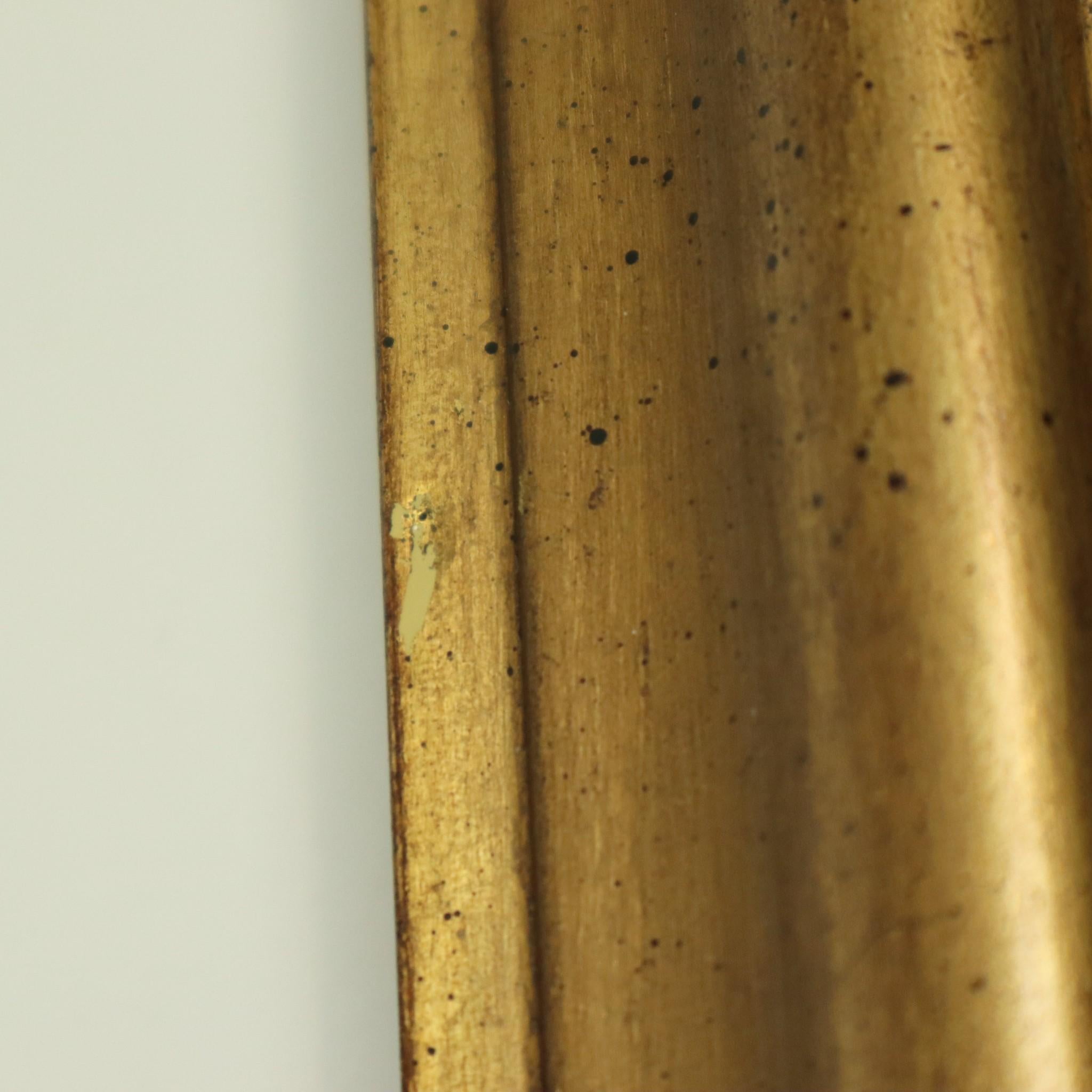 Specchio classico d'oro Deknudt in stile barocco 104 cm in vendita 6