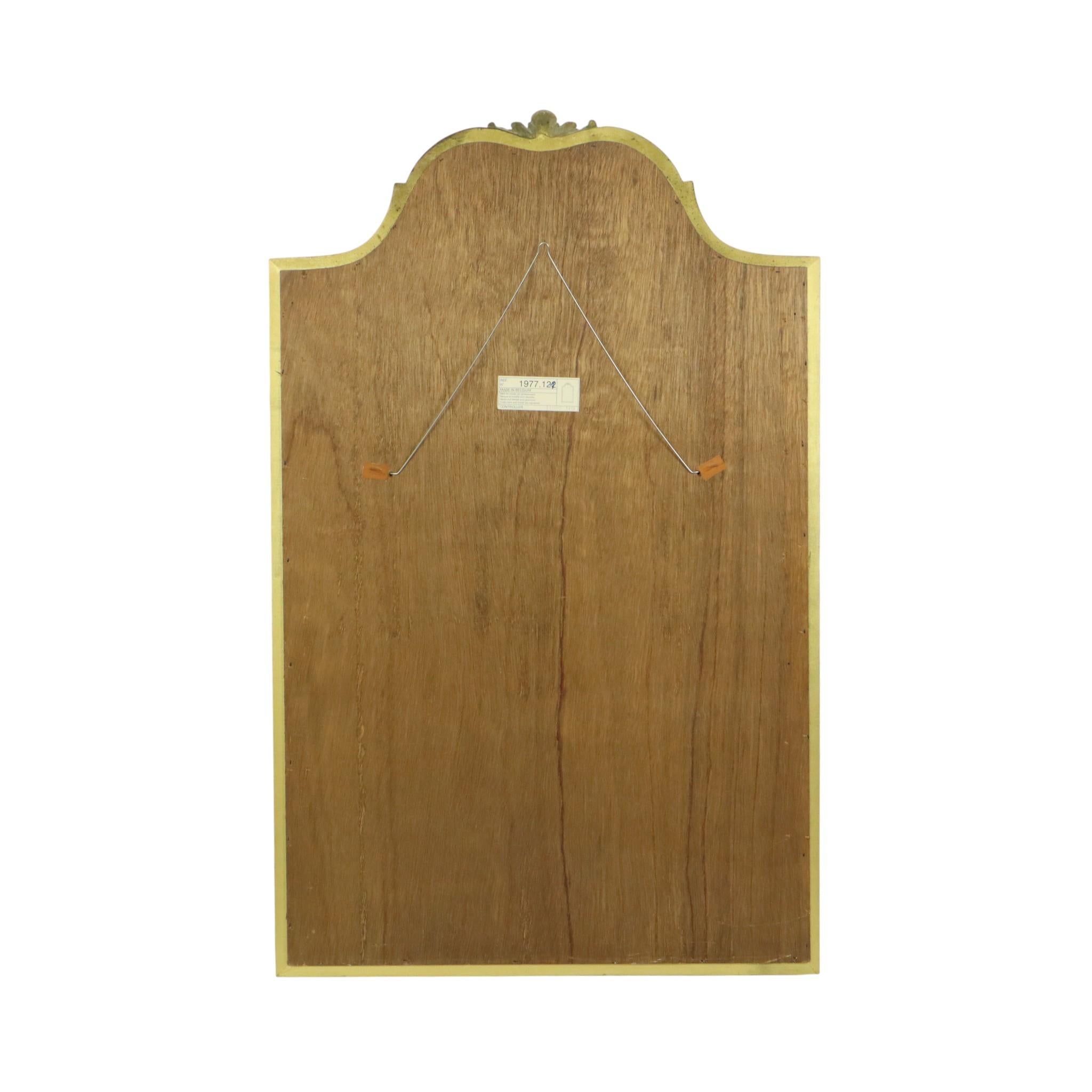 Specchio classico d'oro Deknudt in stile barocco 104 cm in vendita 12