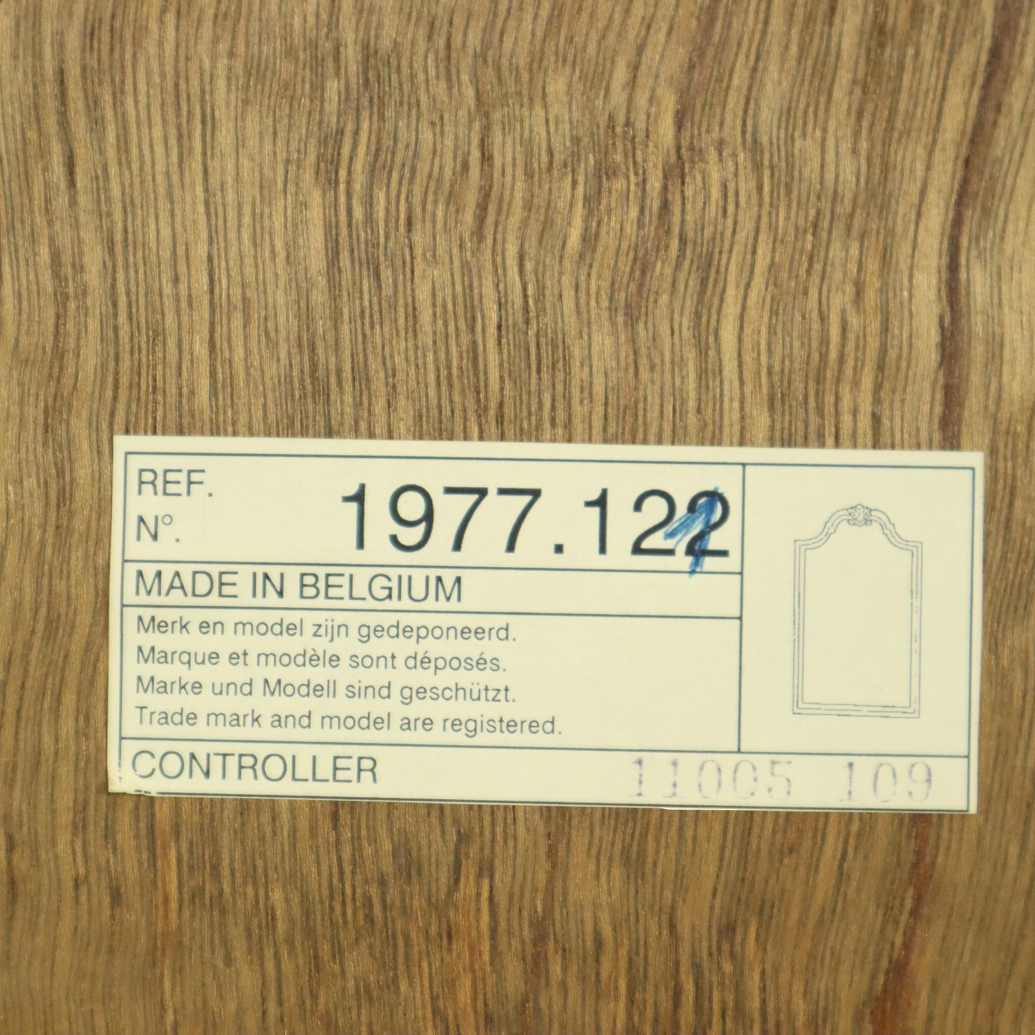 Specchio classico d'oro Deknudt in stile barocco 104 cm in vendita 13