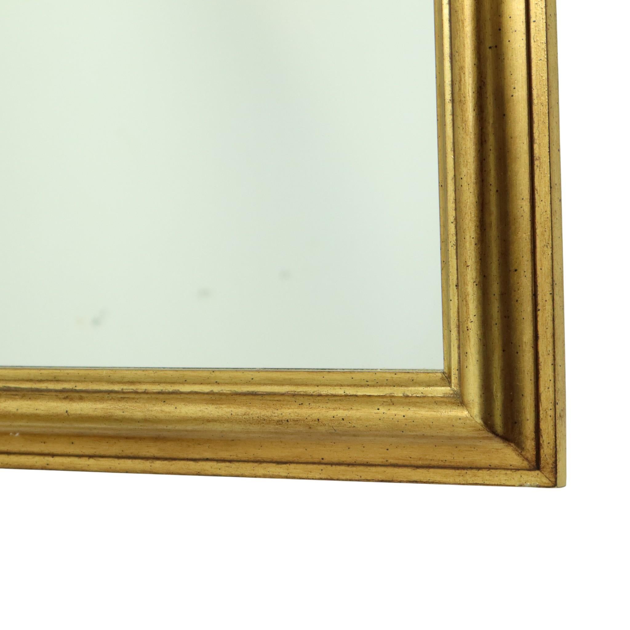 Fine XX secolo Specchio classico d'oro Deknudt in stile barocco 104 cm in vendita