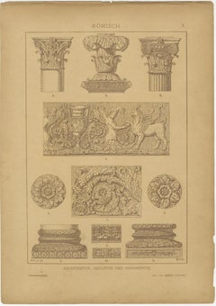 Klassische griechische und römische Designs aus Dolmetschs Ornament-Schatzkammer von 1887
