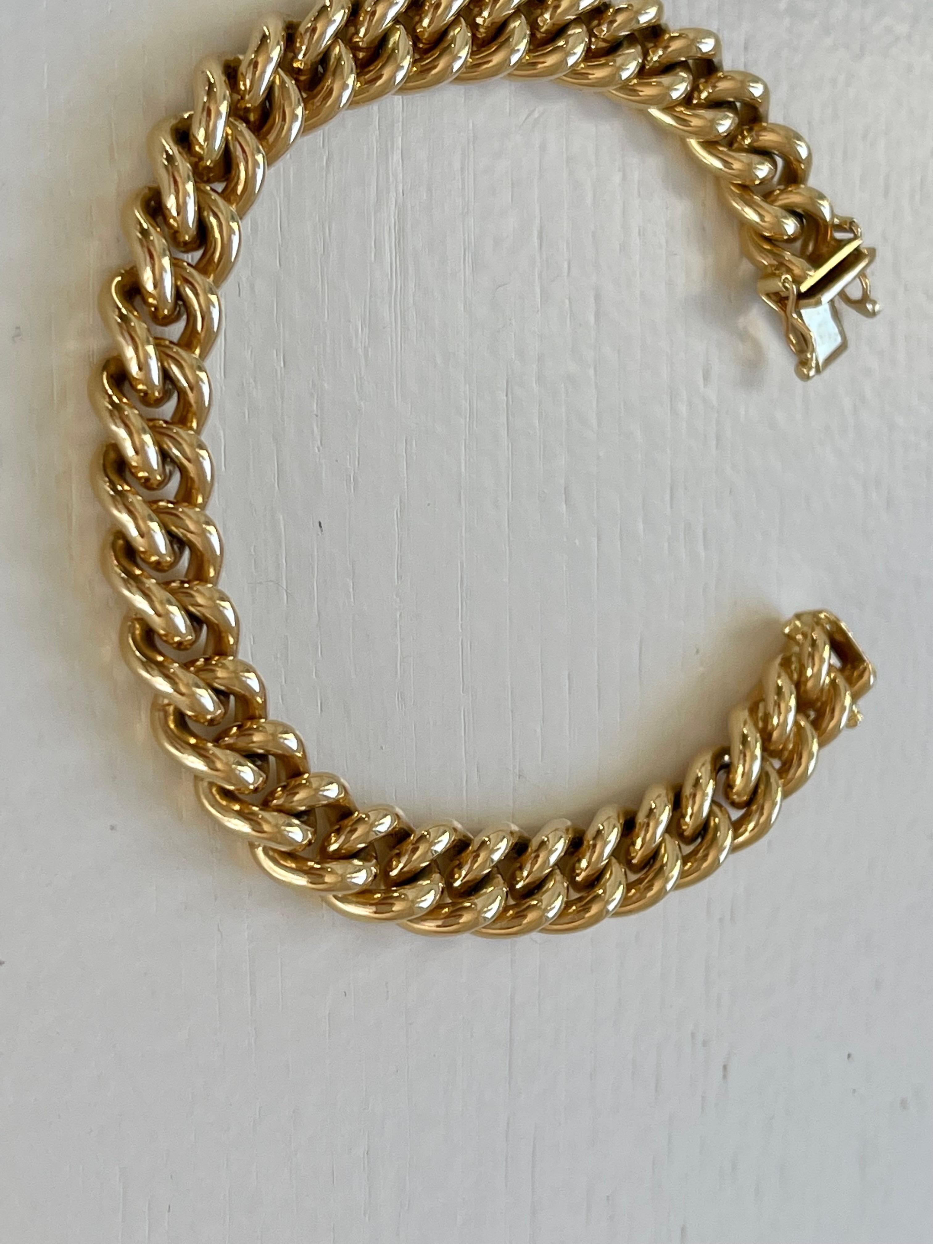 Contemporain Bracelet Classic Groumette en or jaune 18 K par A Kurz Switzerland en vente