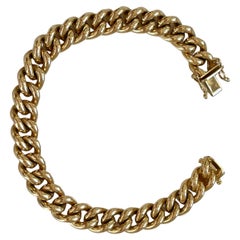 Classic Groumette 18 K Yellow Gold Bracelet by Kurz Switzerland