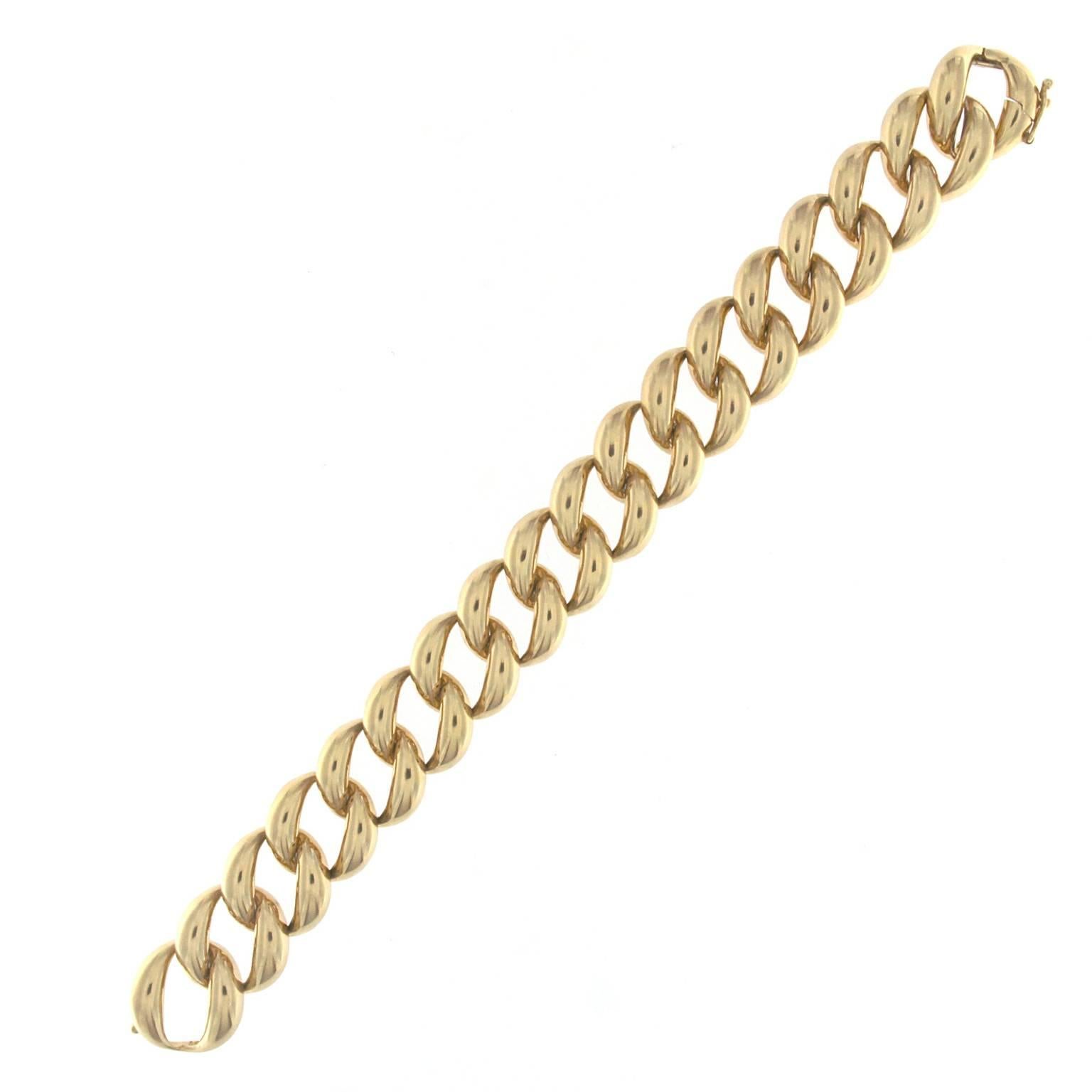 Classic Groumette Bracelet 18 Karat Pink Gold