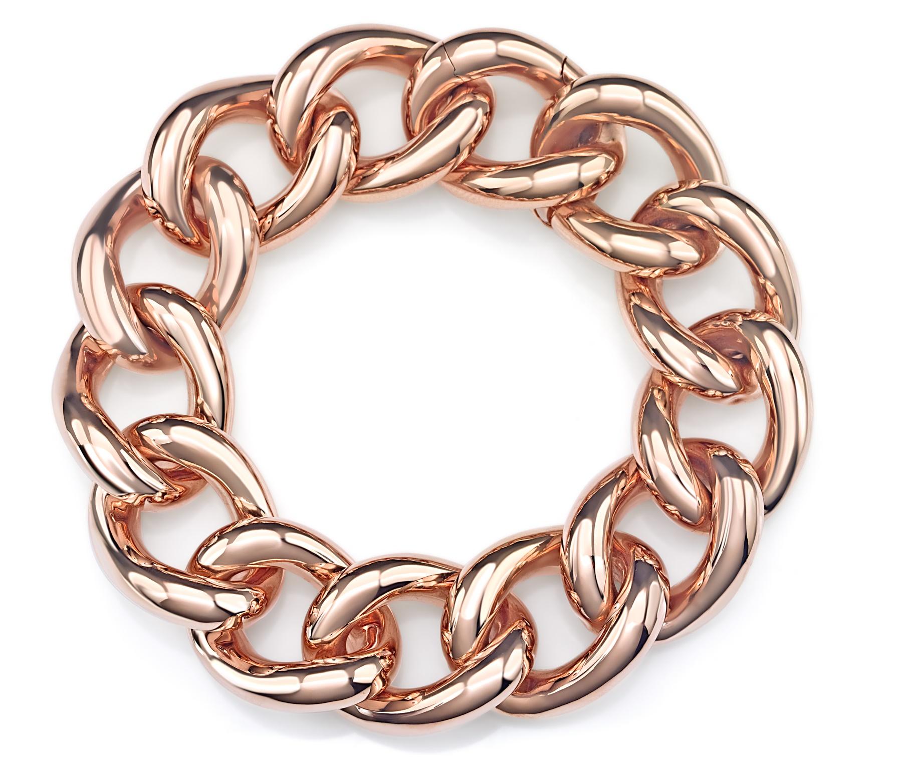Bracelet Classic Groumette or rose 18 carats Neuf - En vente à Milano, Lombardia