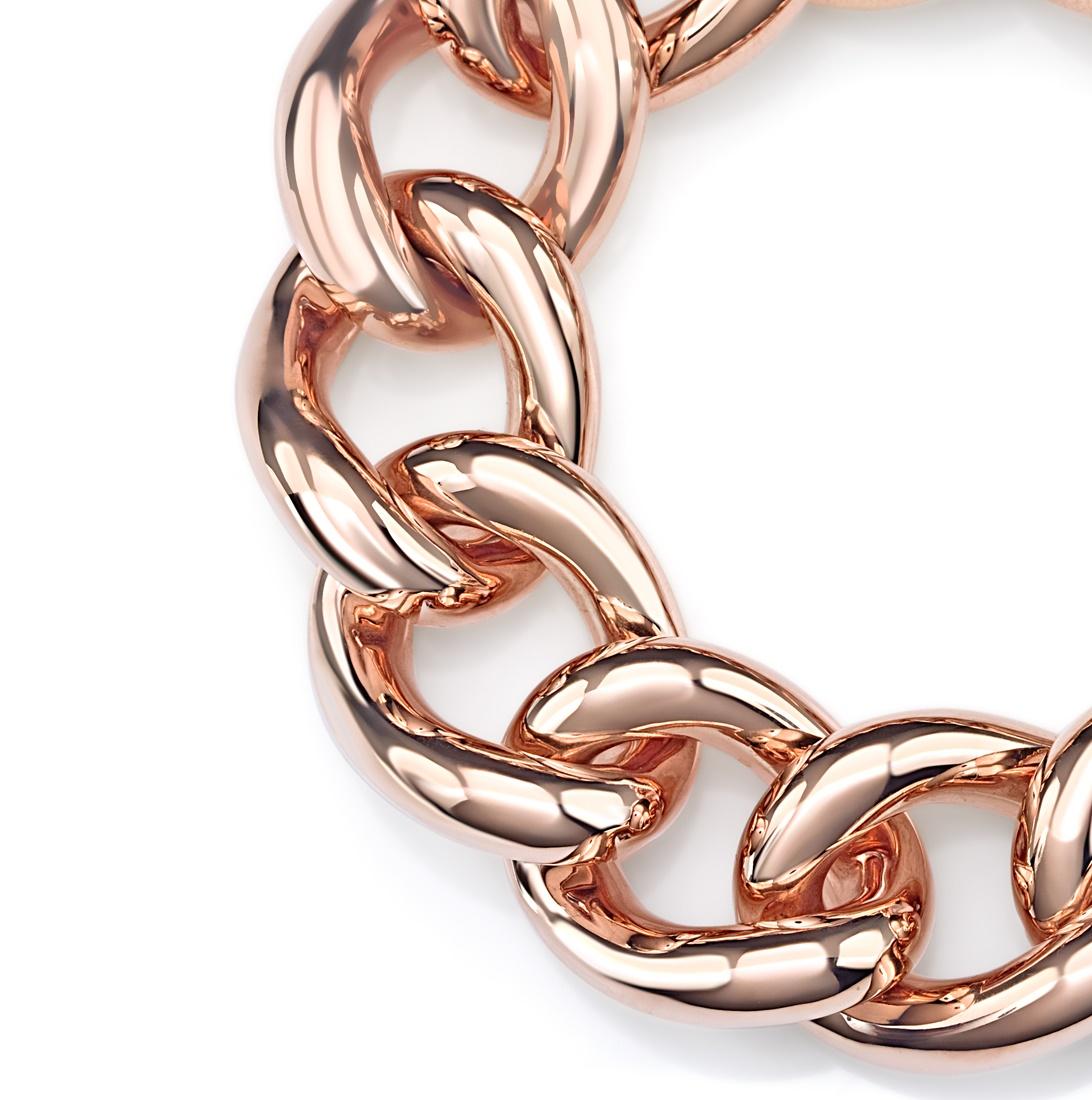 Bracelet Classic Groumette or rose 18 carats Pour femmes en vente