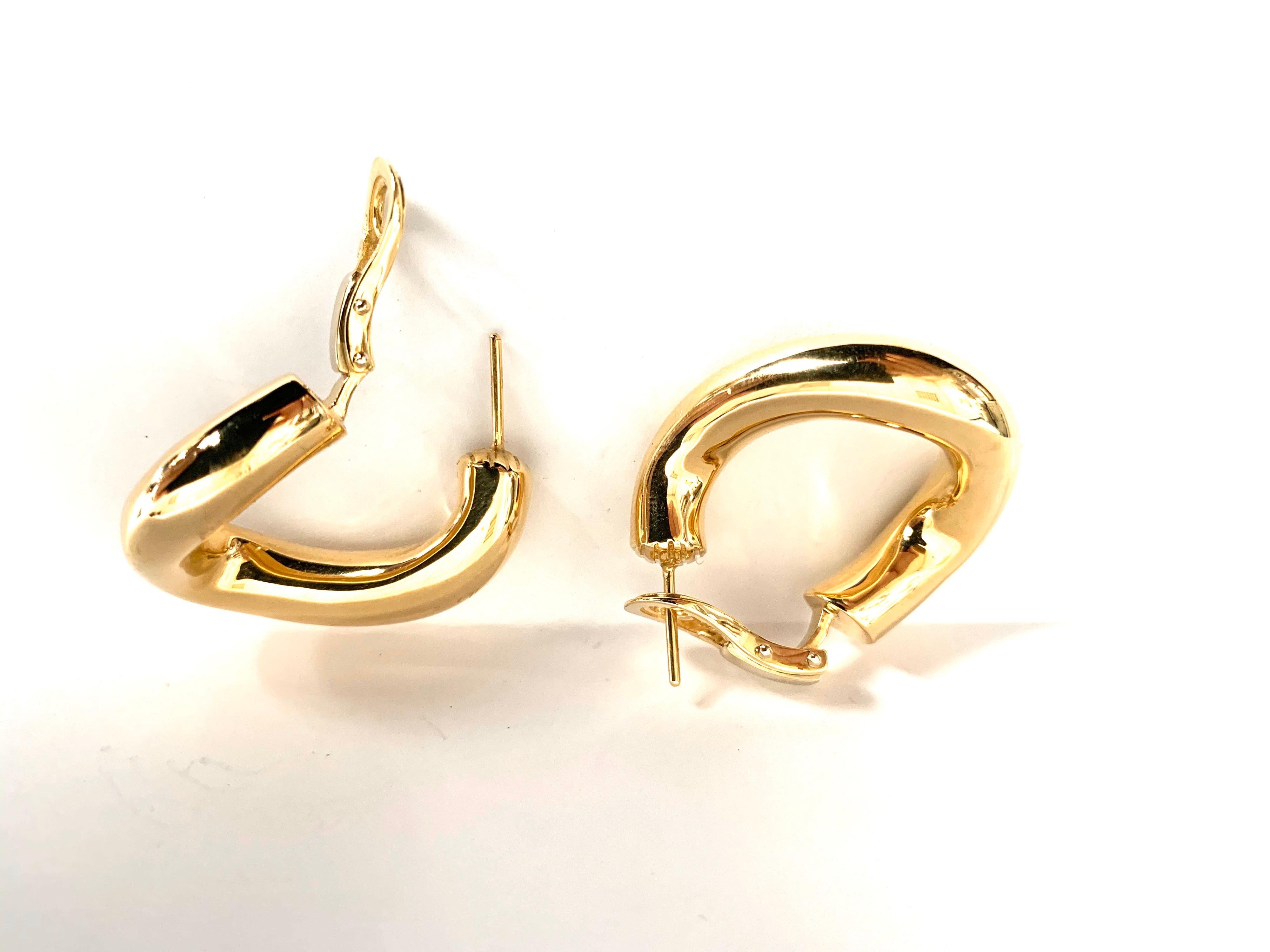 Paar Groumette-Ohrringe aus 18 Karat Gelbgold im Zustand „Neu“ im Angebot in Milano, Lombardia