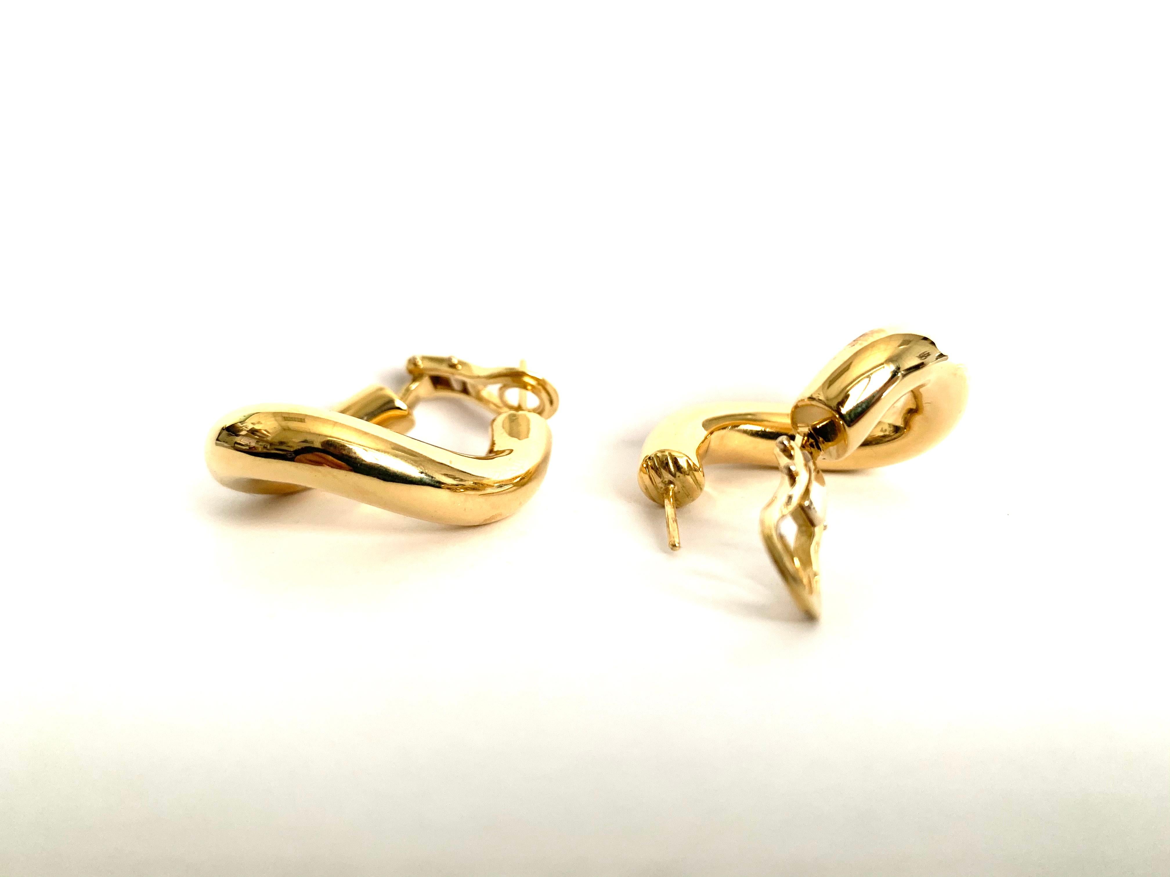 Classic Groumette Pair of Earring 18 Karat Rose Gold In New Condition In Milano, Lombardia
