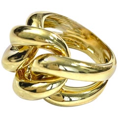 Classic Groumette Ring in 18 kt Yellow Gold