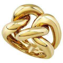 Bague Classic Groumette en or jaune 18 kt