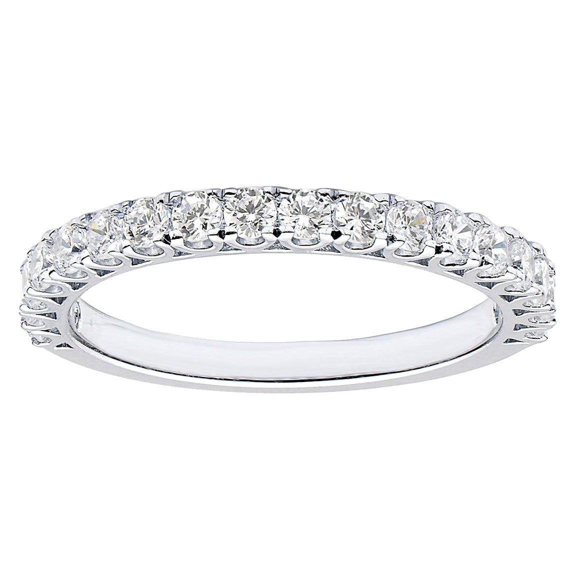 Klassisches klassisches halber Karat Diamantband
