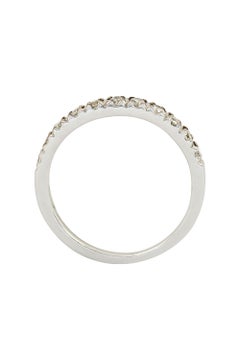 Classic Half Eternity Ring 14k White Gold