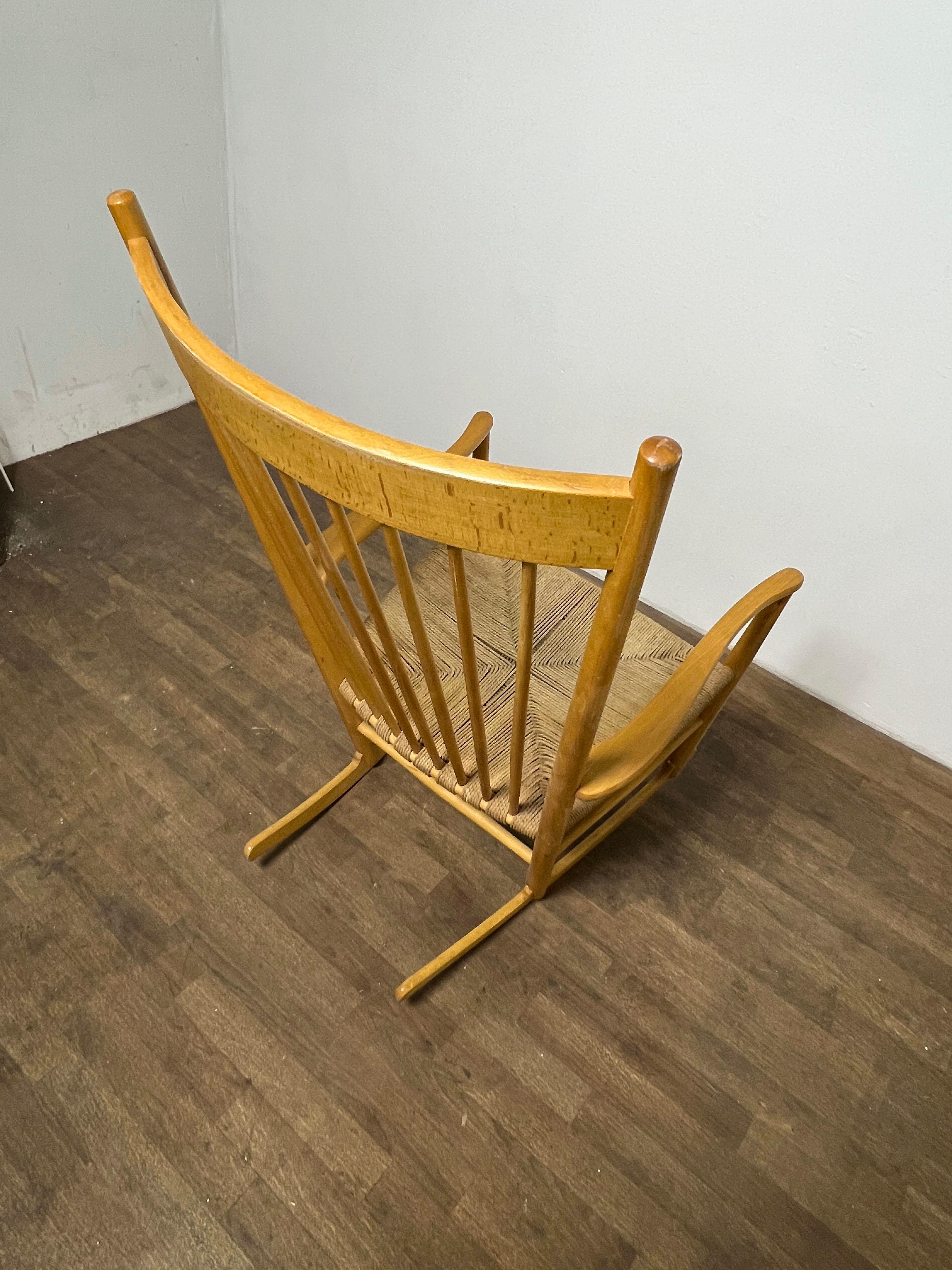 Danese Sedia a dondolo classica Hans Wegner Danish 