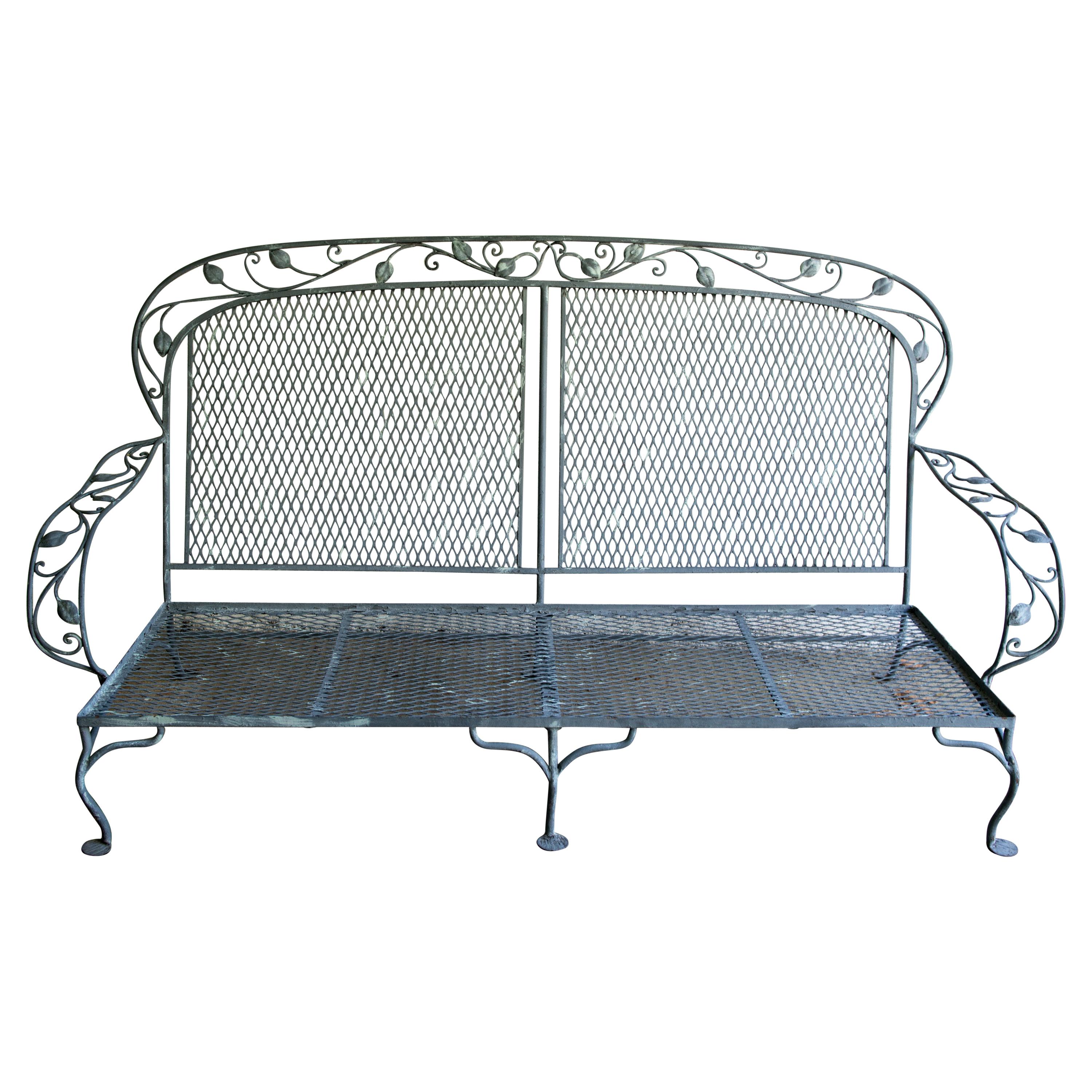 Classic High Quality Wrought Iron Salterini Sofa
