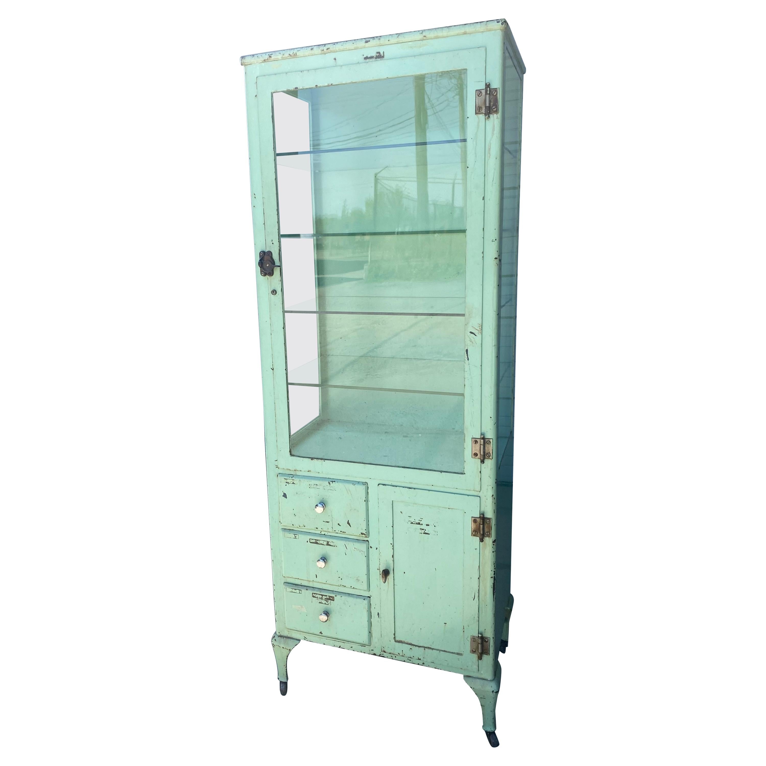 Classic Industrial / Architectural Medical, Dr's Cabinet, Storage, Display