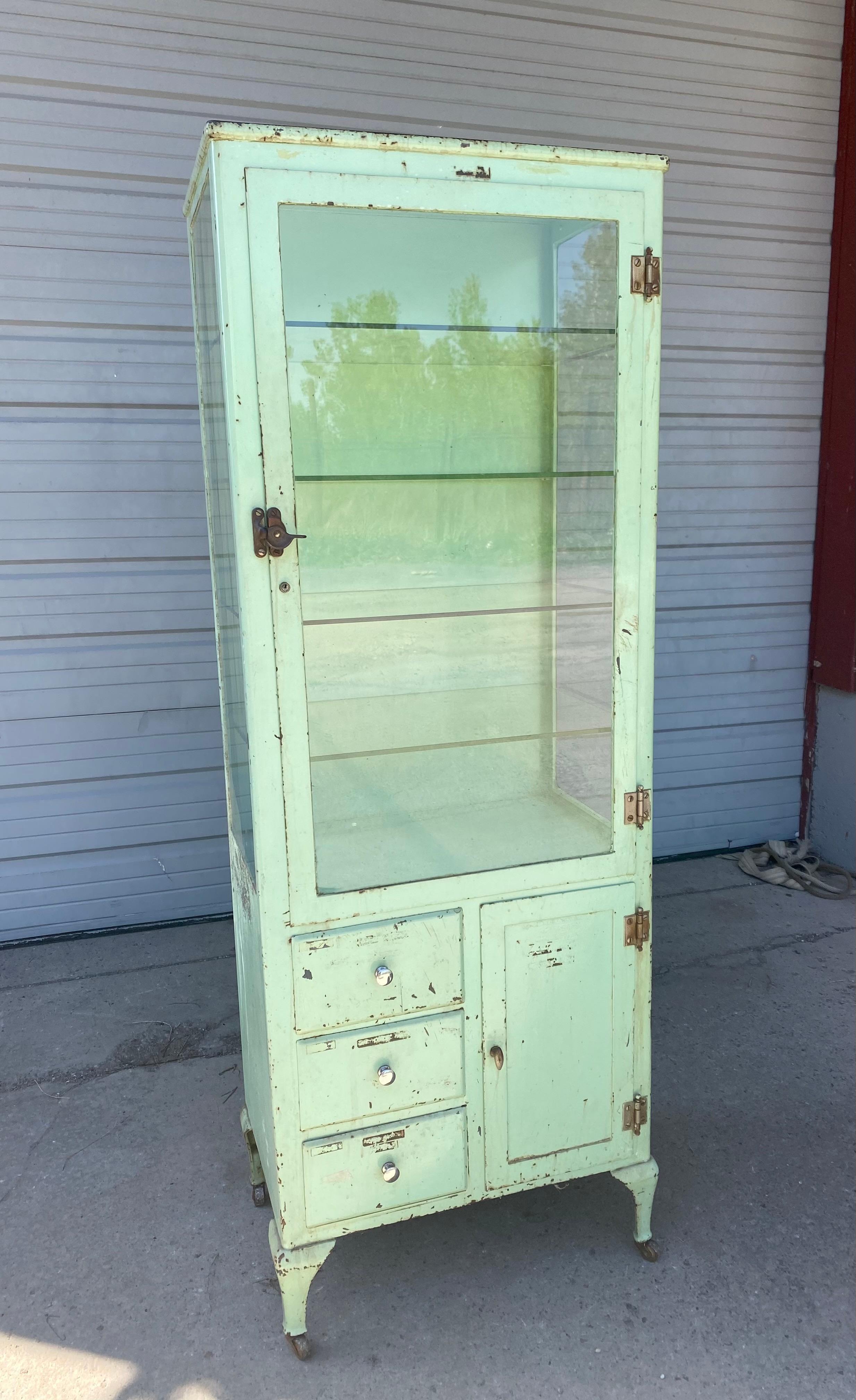 Steel Classic Industrial / Architectural Medical, Dr's Cabinet, Storage, Display