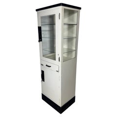 Classic Industrial Steel & Glass Medical / Dr's Cabinet. , Bathroom / Kitchen