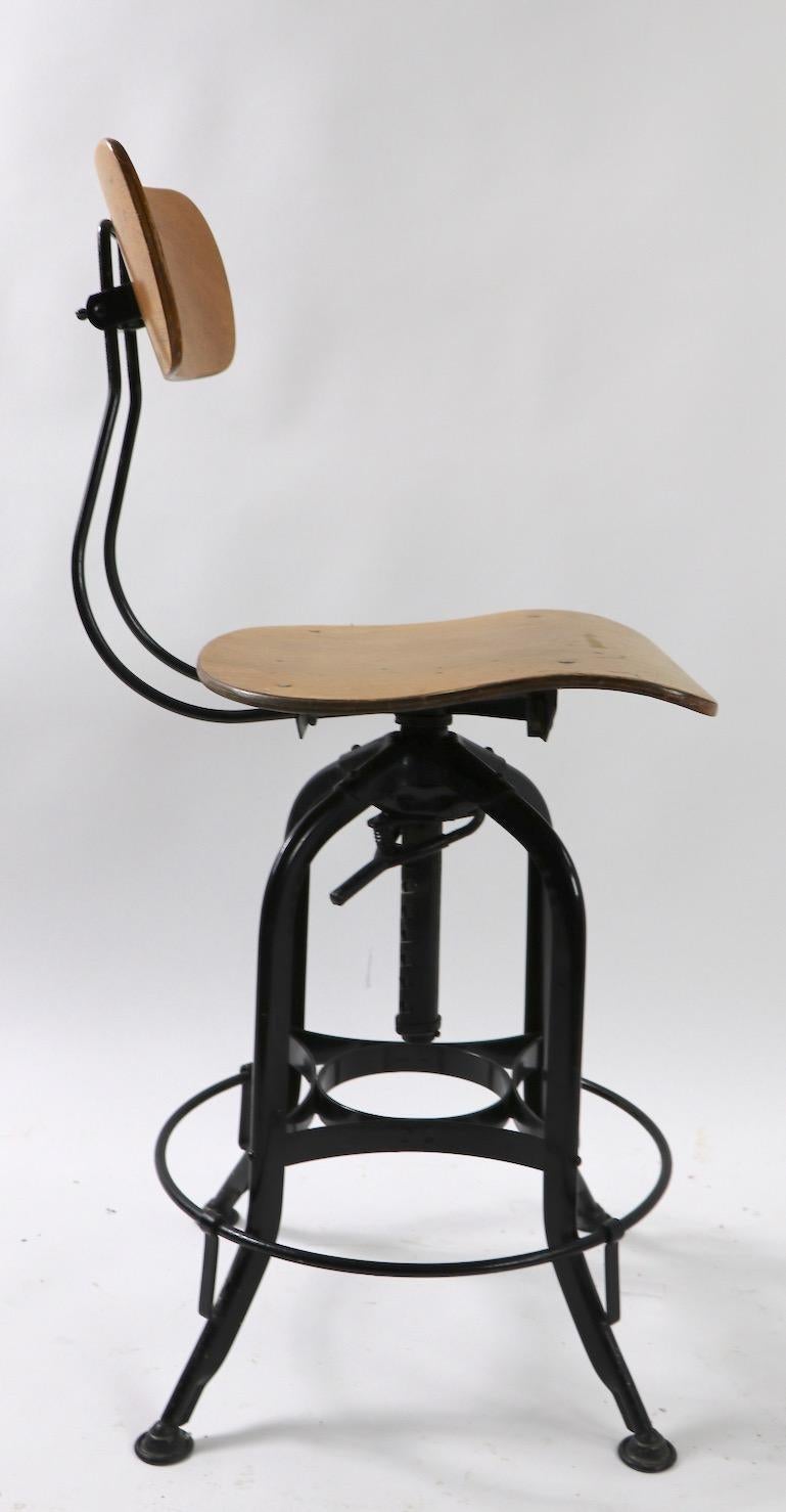toledo metal furniture company stool