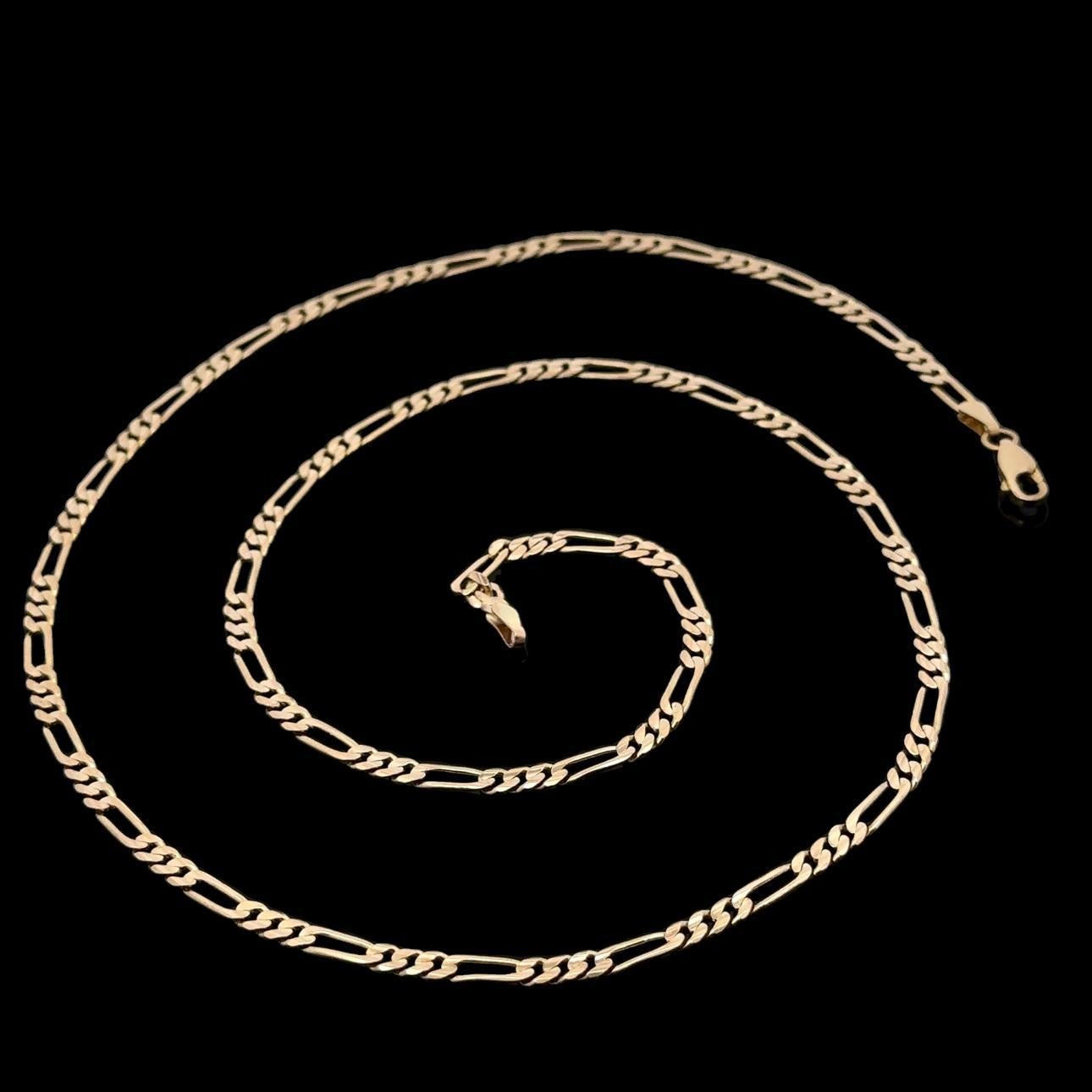 Collana classica italiana in oro giallo massiccio da 25