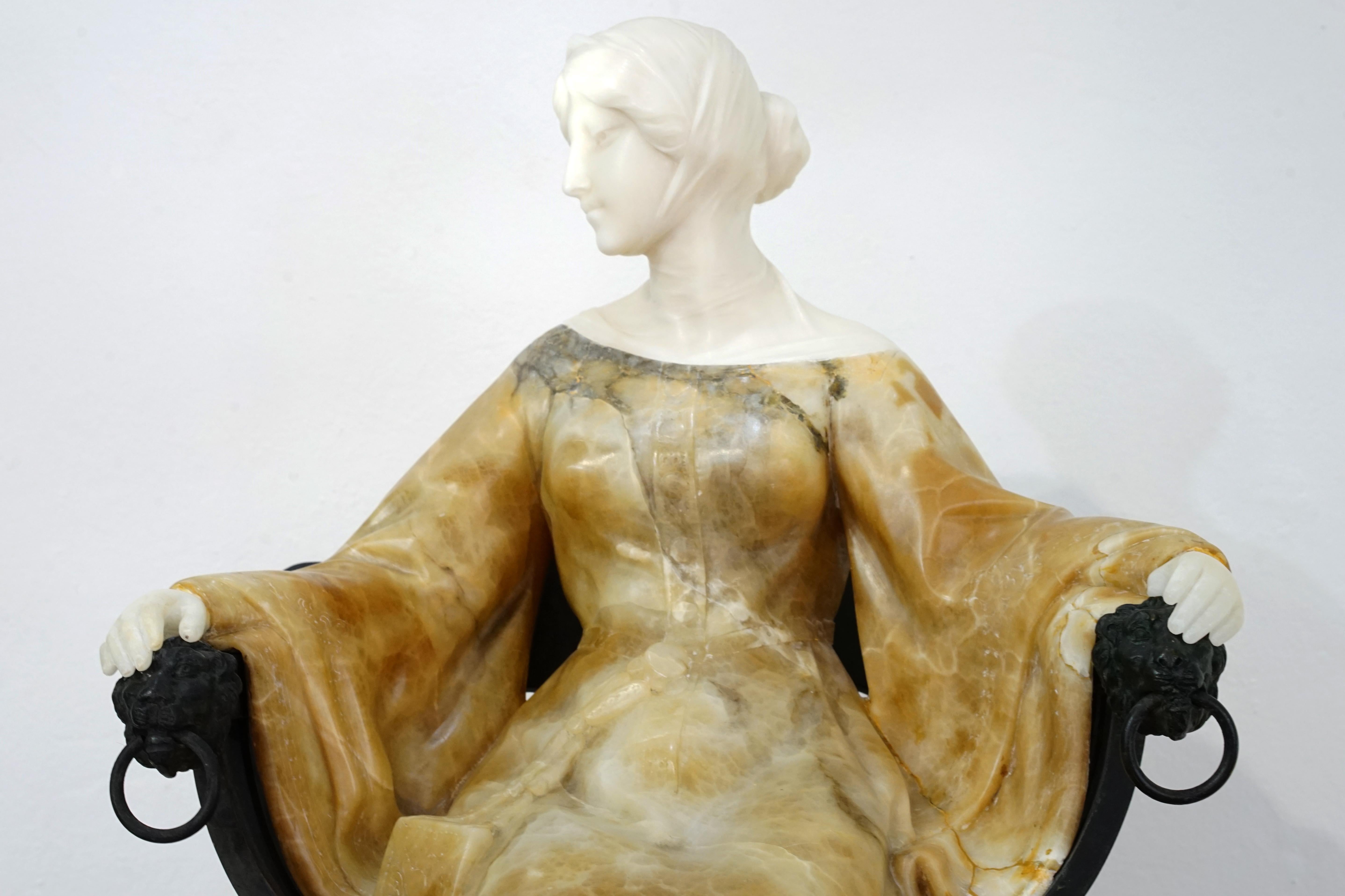 Début du 20ème siècle Sculpture classique italienne Antonio Frilli en vente
